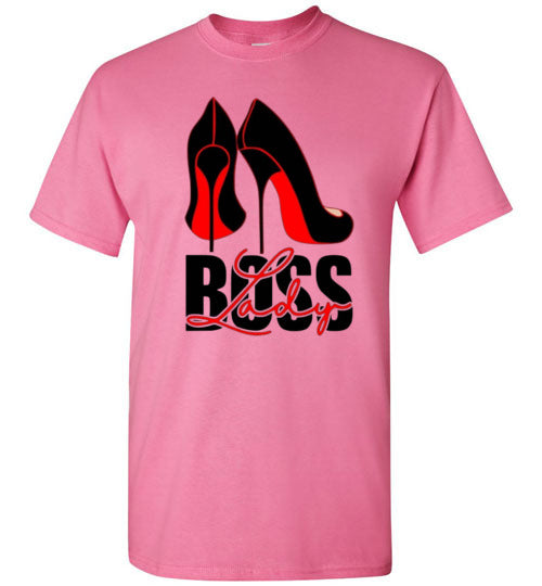 Boss Lady Stiletto High Heel Shoes Tee Shirt Top