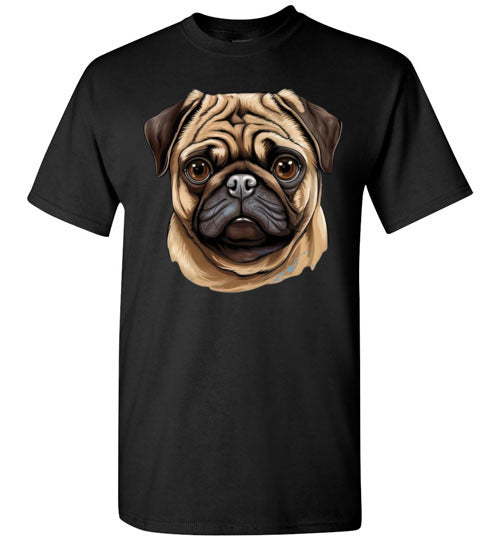 Pug Dog Animal Lover Tee Shirt Top T-Shirt