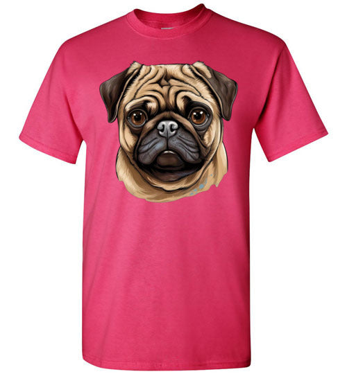 Pug Dog Animal Lover Tee Shirt Top T-Shirt