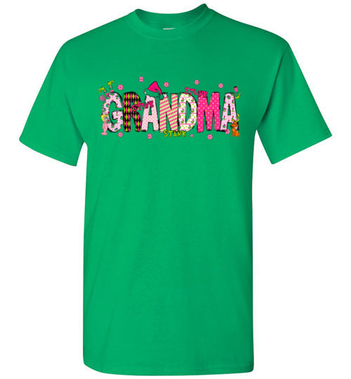 Grandma With Grandkids Name Tee Shirt Top T-Shirt