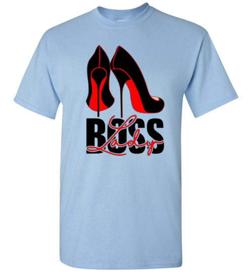 Boss Lady Stiletto High Heel Shoes Tee Shirt Top