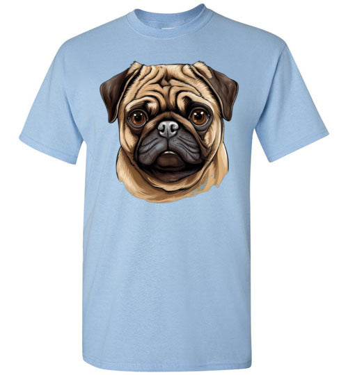 Pug Dog Animal Lover Tee Shirt Top T-Shirt