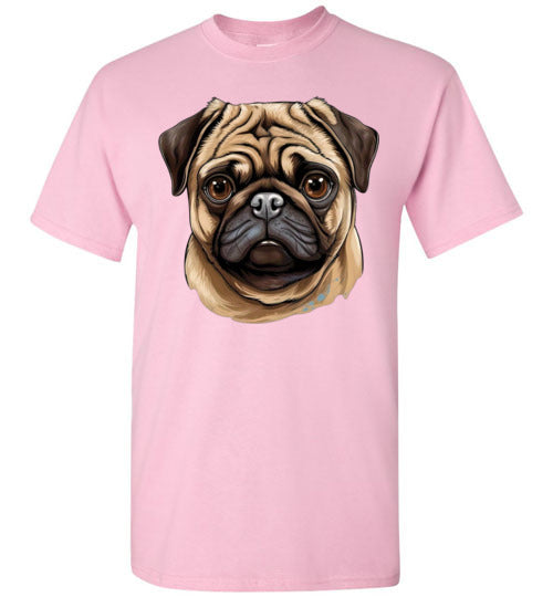 Pug Dog Animal Lover Tee Shirt Top T-Shirt