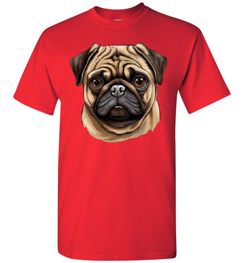 Pug Dog Animal Lover Tee Shirt Top T-Shirt