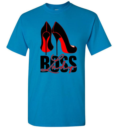 Boss Lady Stiletto High Heel Shoes Tee Shirt Top