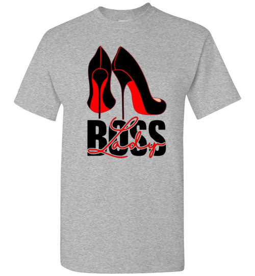 Boss Lady Stiletto High Heel Shoes Tee Shirt Top