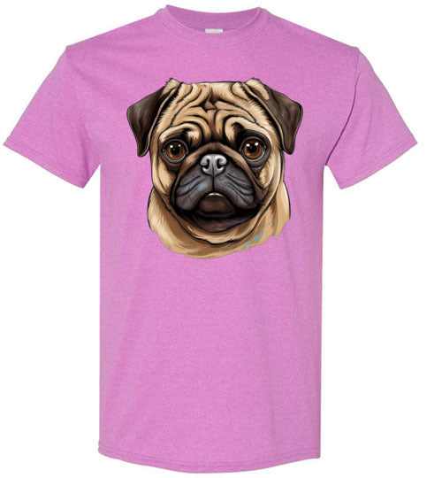 Pug Dog Animal Lover Tee Shirt Top T-Shirt