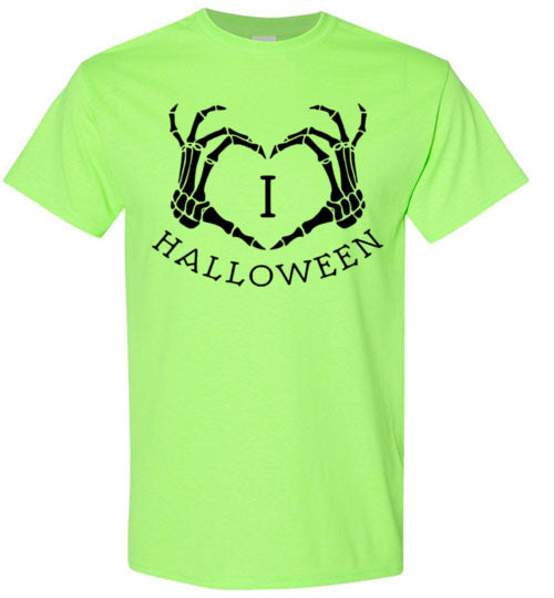 I Love Halloweeen Graphic T-Shirt Top