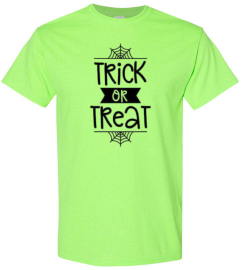 Trick Or Treat Halloween Fall Graphic Print T-Shirt