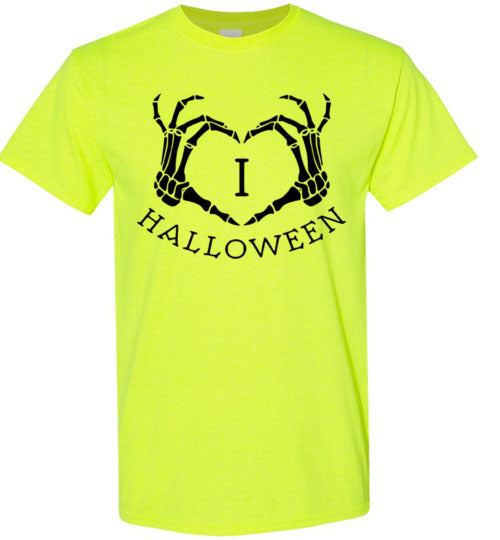 I Love Halloweeen Graphic T-Shirt Top