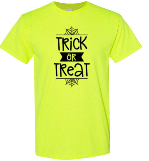 Trick Or Treat Halloween Fall Graphic Print T-Shirt