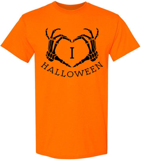 I Love Halloweeen Graphic T-Shirt Top