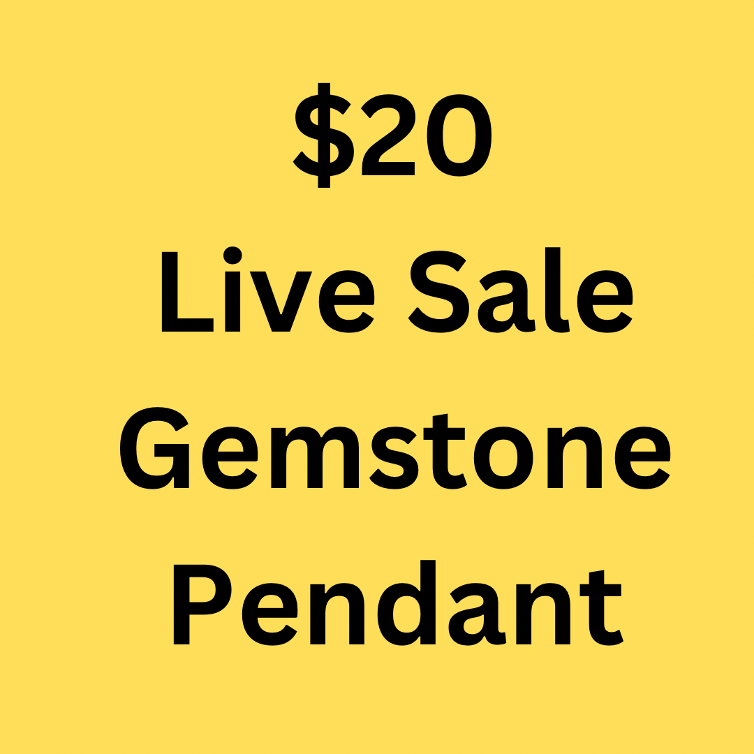 $20 Live Sale Gemstone Pendant