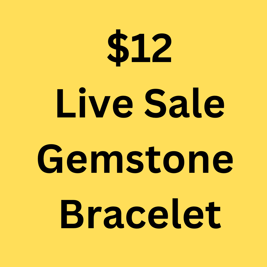 $12 Live Sale Gemstone Bracelet