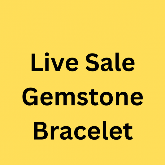 Live Sale Gemstone Bracelet Claim