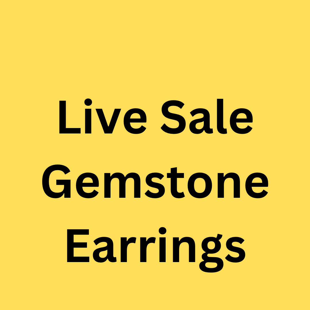 Live Sale Gemstone Earrings Claim