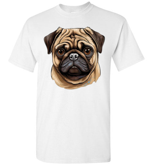 Pug Dog Animal Lover Tee Shirt Top T-Shirt